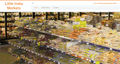 Desktop Screenshot of littleindiamarkets.com