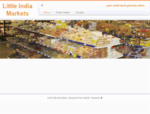Tablet Screenshot of littleindiamarkets.com